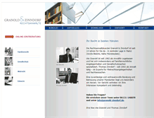 Tablet Screenshot of granold-zinndorf.de